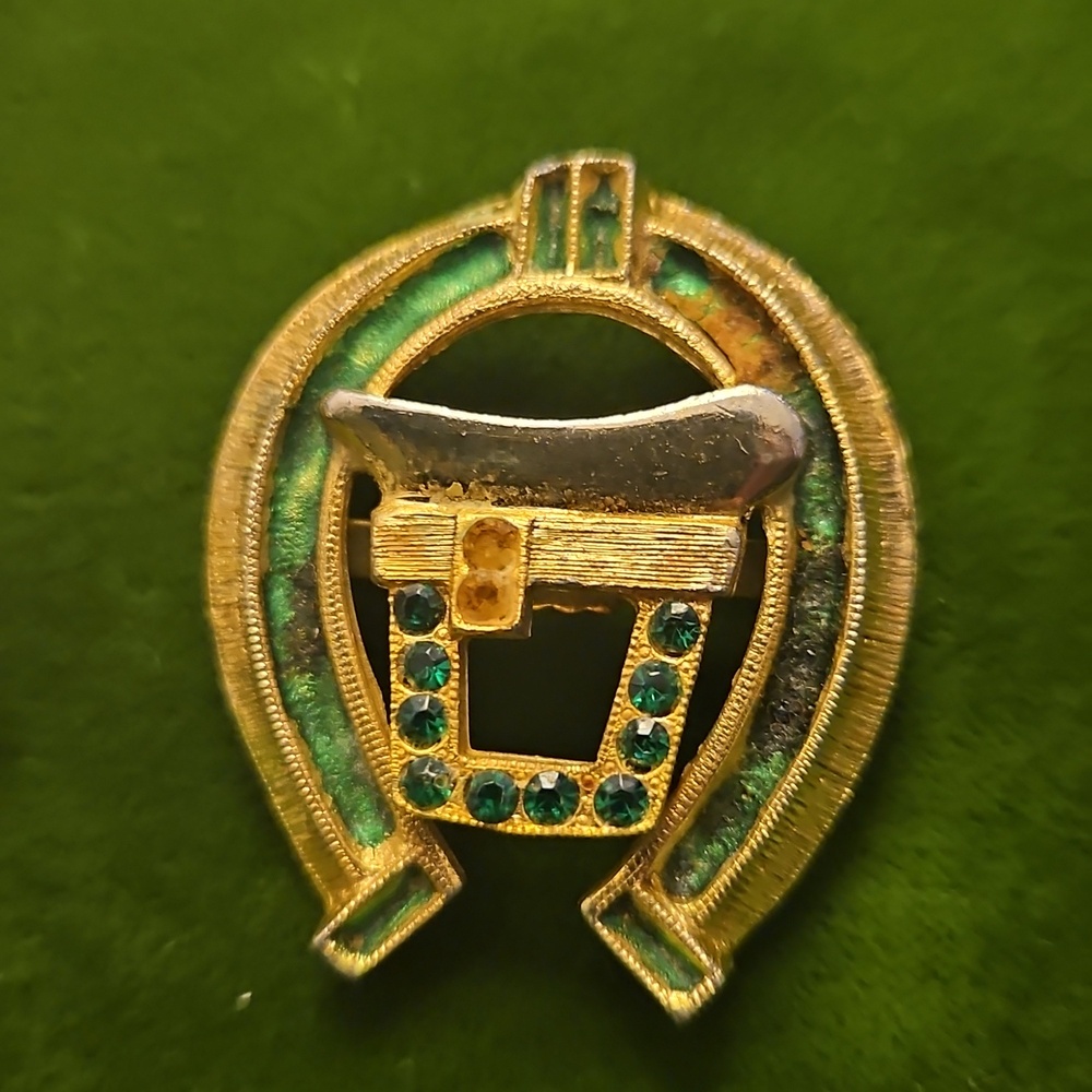 7 Assorted Vintage Women’s Fashion Brooch / Pin Set - Gold & Multicolor Accents - Picture 8 of 16